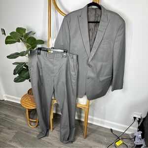 Mens Michael Kors Grey Suit sz 44 L